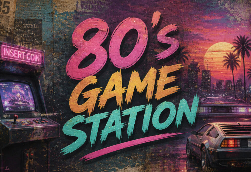 80's Game Station Retro Game Experience in you Browser